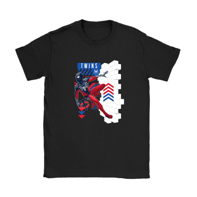 Spiderman MLB Minnesota Twins Unisex T-Shirt Cotton Tee TAT11639