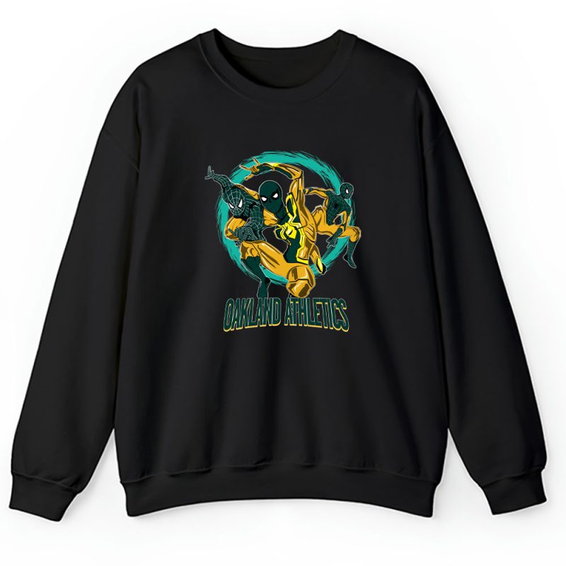 Spiderman MLB Oakland Athletics Unisex Sweatshirt TAS9981