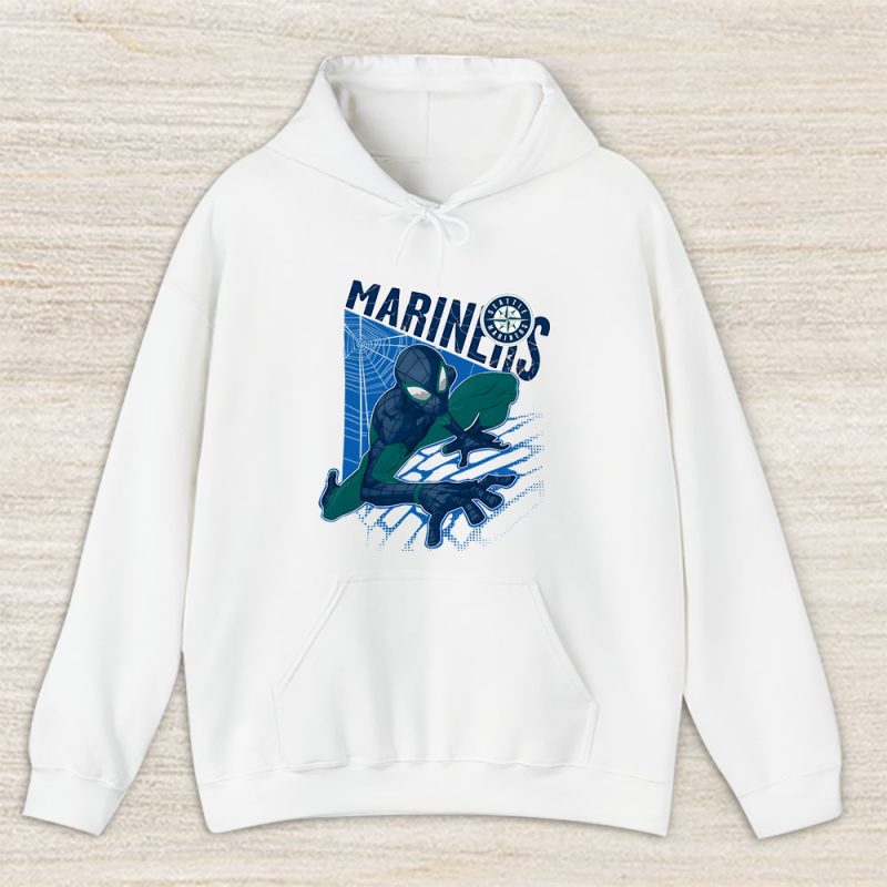 Spiderman MLB Seattle Mariners Unisex Hoodie TAH10020