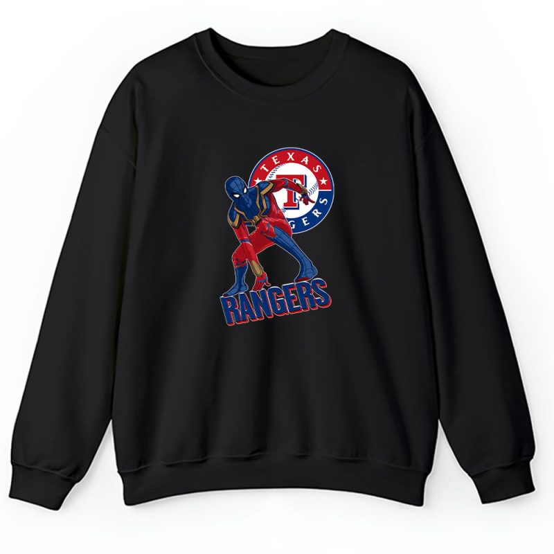 Spiderman MLB Texas Rangers Unisex Sweatshirt TAS8453