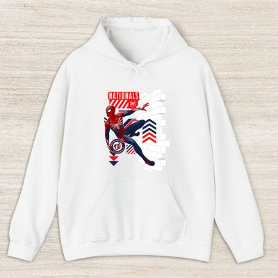 Spiderman MLB Washington Nationals Unisex Hoodie TAH11692