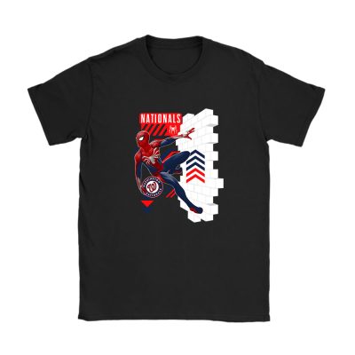 Spiderman MLB Washington Nationals Unisex T-Shirt Cotton Tee TAT11692