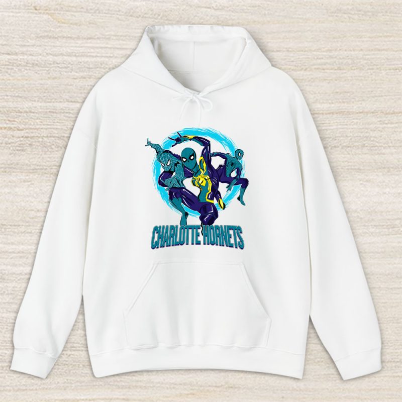 Spiderman NBA Charlotte Hornets Unisex Hoodie TAH9861