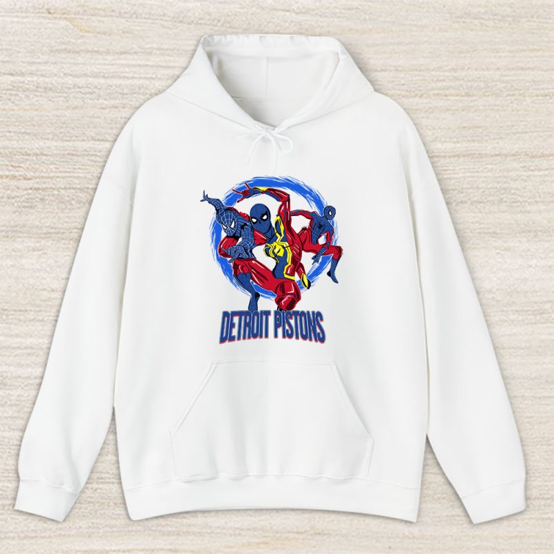 Spiderman NBA Detroit Pistons Unisex Hoodie TAH9886