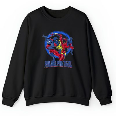 Spiderman NBA Philadelphia 76ers Unisex Sweatshirt TAS9999