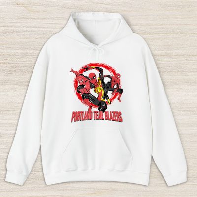 Spiderman NBA Portland Trail Blazers Unisex Hoodie TAH9990