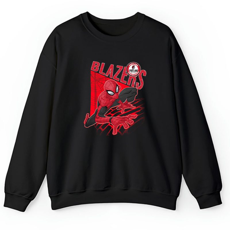 Spiderman NBA Portland Trail Blazers Unisex Sweatshirt TAS9991