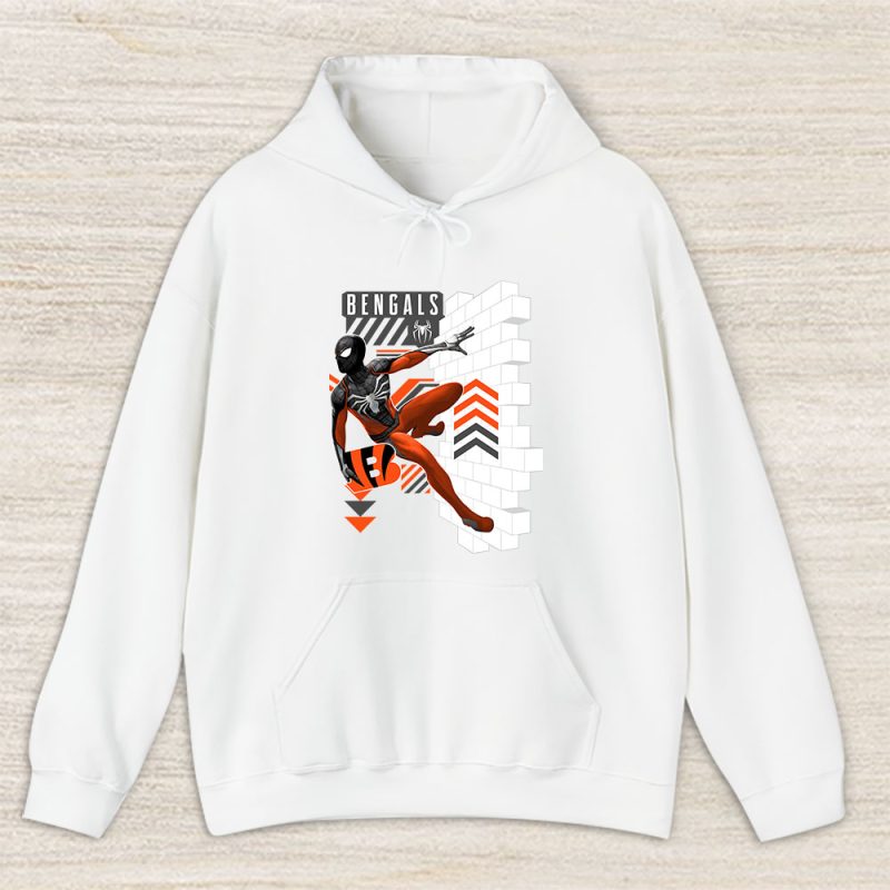 Spiderman NFL Cincinnati Bengals Unisex Hoodie TAH11589