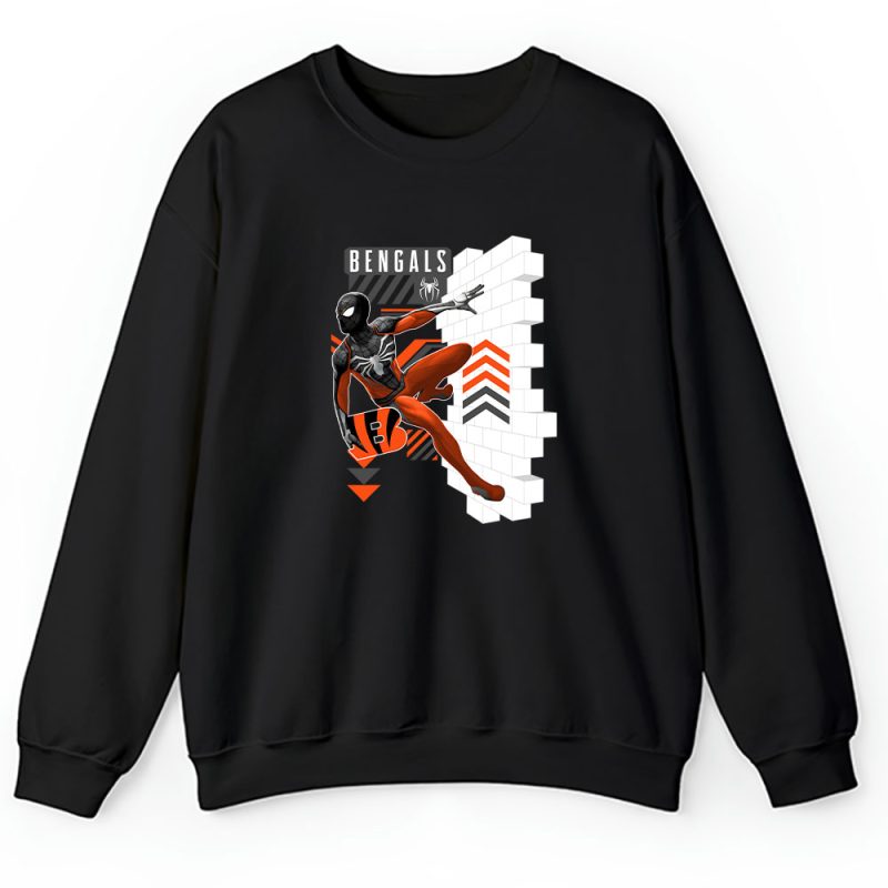 Spiderman NFL Cincinnati Bengals Unisex Sweatshirt TAS11589