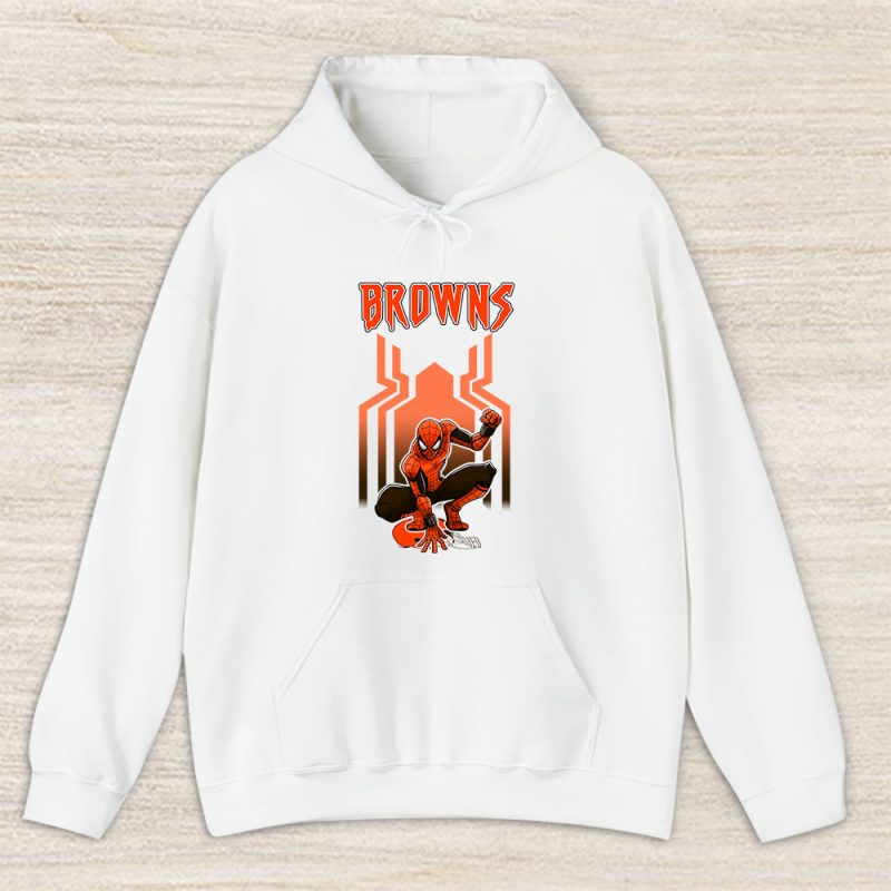 Spiderman NFL Cleveland Browns Unisex Hoodie TAH6574