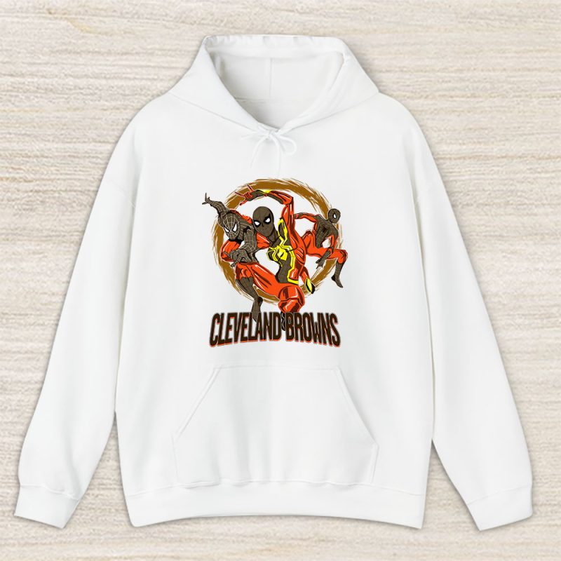 Spiderman NFL Cleveland Browns Unisex Hoodie TAH9867