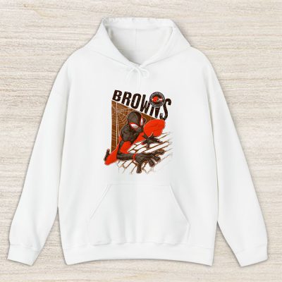 Spiderman NFL Cleveland Browns Unisex Hoodie TAH9868