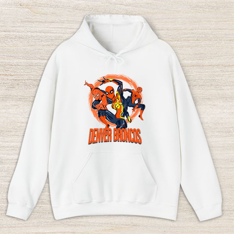 Spiderman NFL Denver Broncos Unisex Hoodie TAH9876