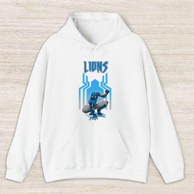 Spiderman NFL Detroit Lions Unisex Hoodie TAH6578