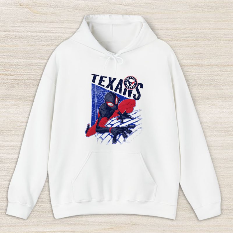 Spiderman NFL Houston Texans Unisex Hoodie TAH9907