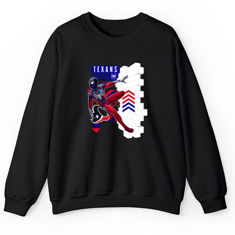 Spiderman NFL Houston Texans Unisex Sweatshirt TAS11617