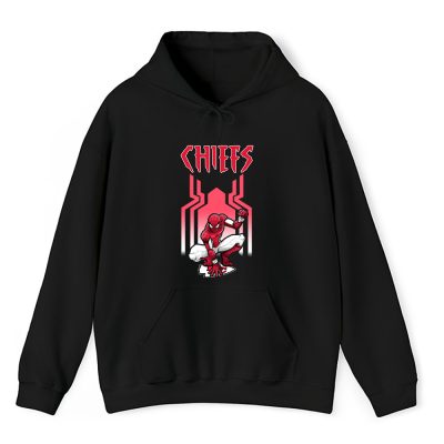 Spiderman NFL Kansas City Chiefs Unisex Hoodie TAH6583