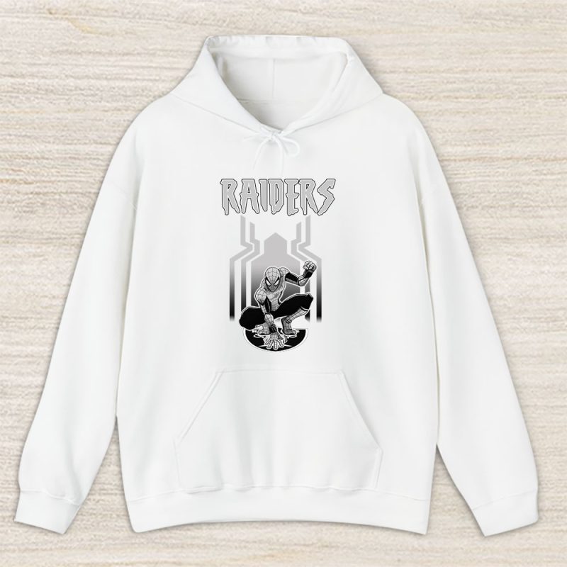 Spiderman NFL Las Vegas Raiders Unisex Hoodie TAH6585