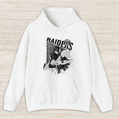 Spiderman NFL Las Vegas Raiders Unisex Hoodie TAH9935