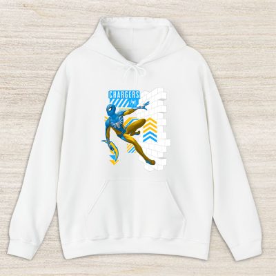 Spiderman NFL Los Angeles Chargers Unisex Hoodie TAH11627