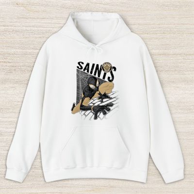 Spiderman NFL New Orleans Saints Unisex Hoodie TAH10035