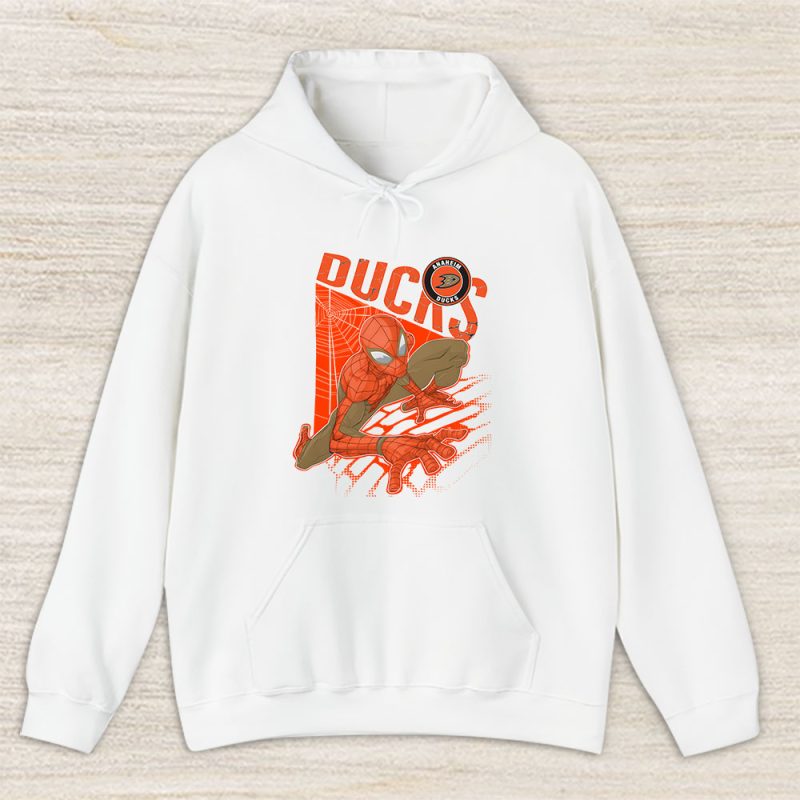 Spiderman NHL Anaheim Ducks Unisex Hoodie TAH9823