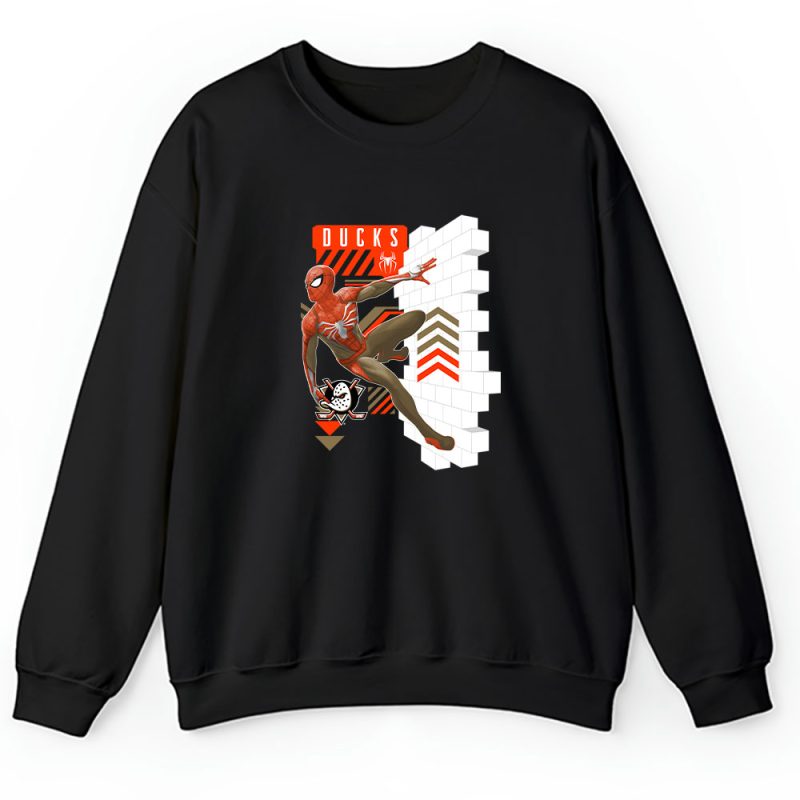 Spiderman NHL Anaheim Ducks Unisex Sweatshirt TAS11575