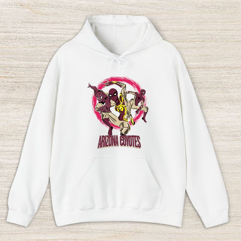 Spiderman NHL Arizona Coyotes Unisex Hoodie TAH9818