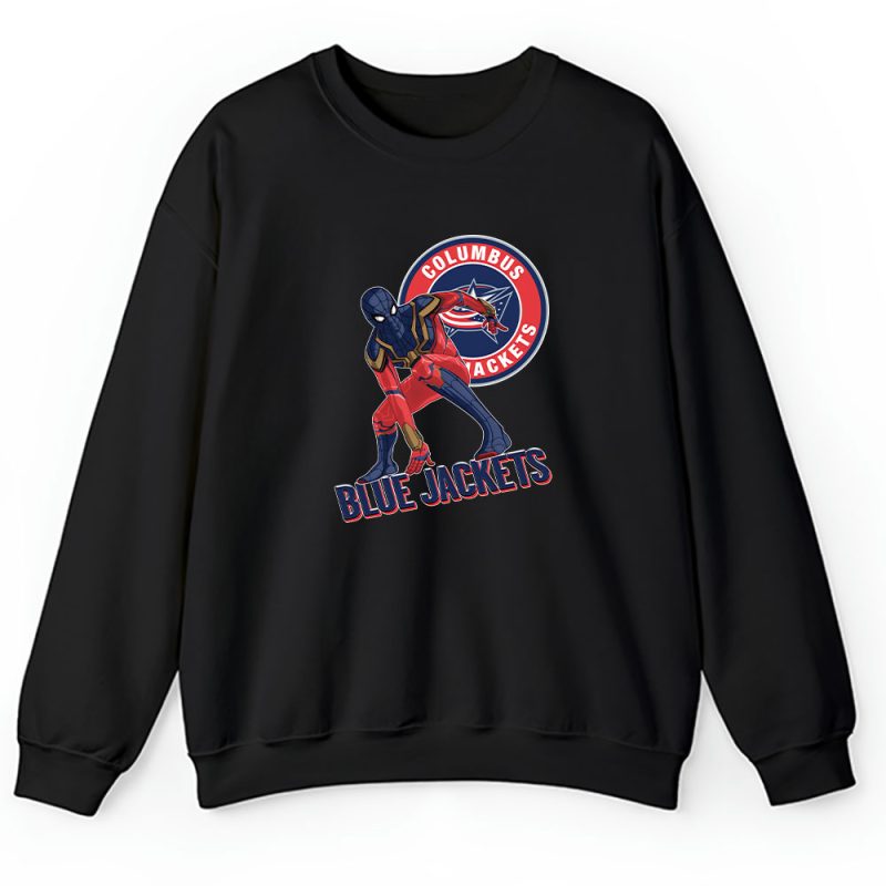 Spiderman NHL Columbus Blue Jackets Unisex Sweatshirt TAS8368