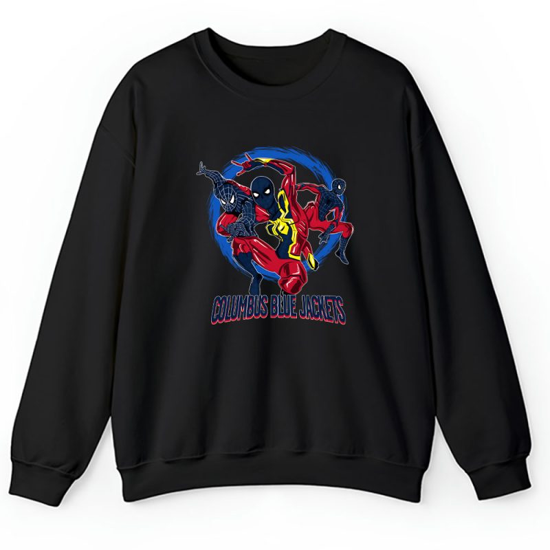 Spiderman NHL Columbus Blue Jackets Unisex Sweatshirt TAS9865