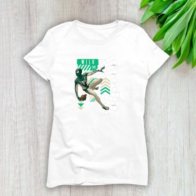 Spiderman NHL Minnesota Wild Lady T-Shirt Women Tee LTL11642