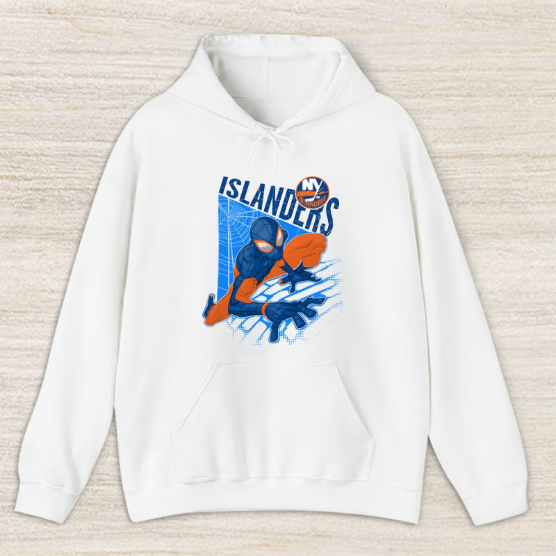 Spiderman NHL New York Islanders Unisex Hoodie TAH9963