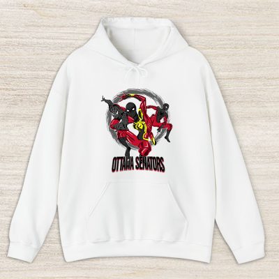 Spiderman NHL Ottawa Senators Unisex Hoodie TAH9986