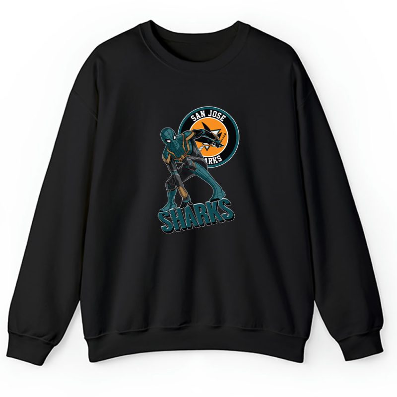 Spiderman NHL San Jose Sharks Unisex Sweatshirt TAS8448