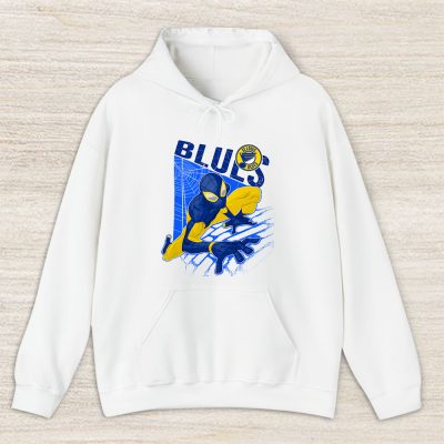 Spiderman NHL St. Louis Blues Unisex Hoodie TAH10008