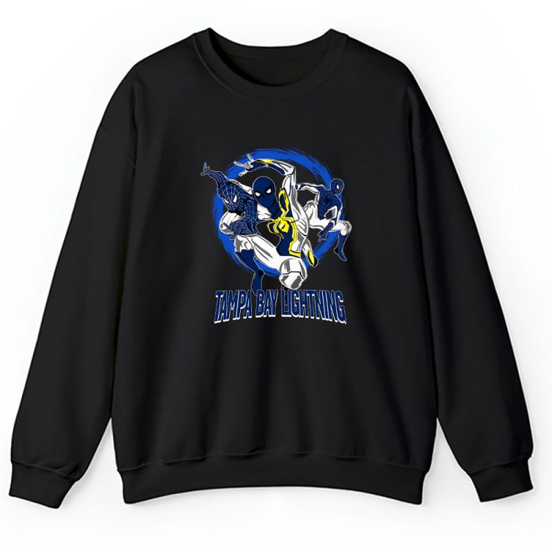 Spiderman NHL Tampa Bay Lightning Unisex Sweatshirt TAS10029