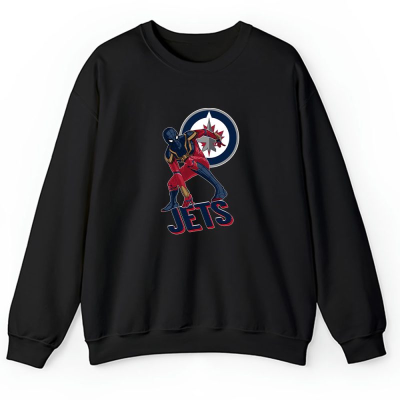 Spiderman NHL Winnipeg Jets Unisex Sweatshirt TAS8458