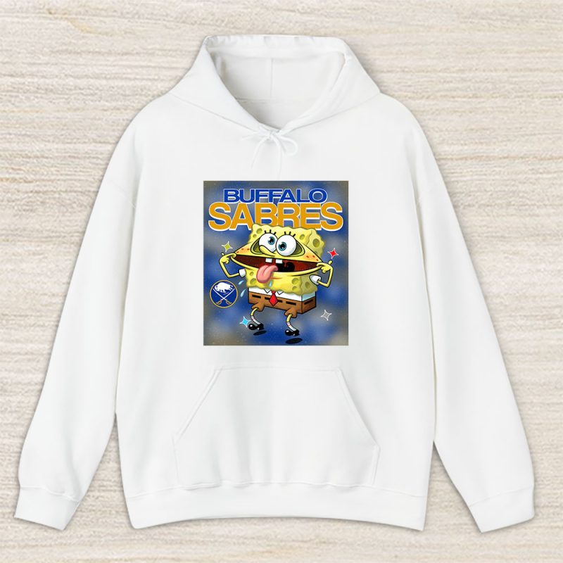 Spongebob Squarepants X Buffalo Sabres Team X NHL X Hockey Fan Unisex Hoodie TAH9530