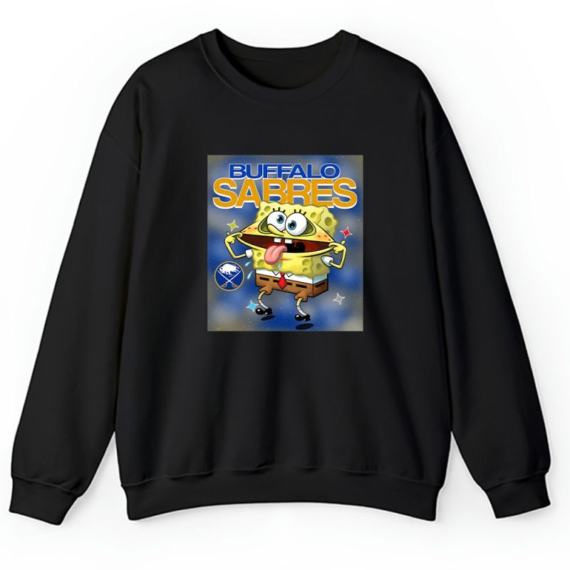 Spongebob Squarepants X Buffalo Sabres Team X NHL X Hockey Fan Unisex Sweatshirt TAS9530