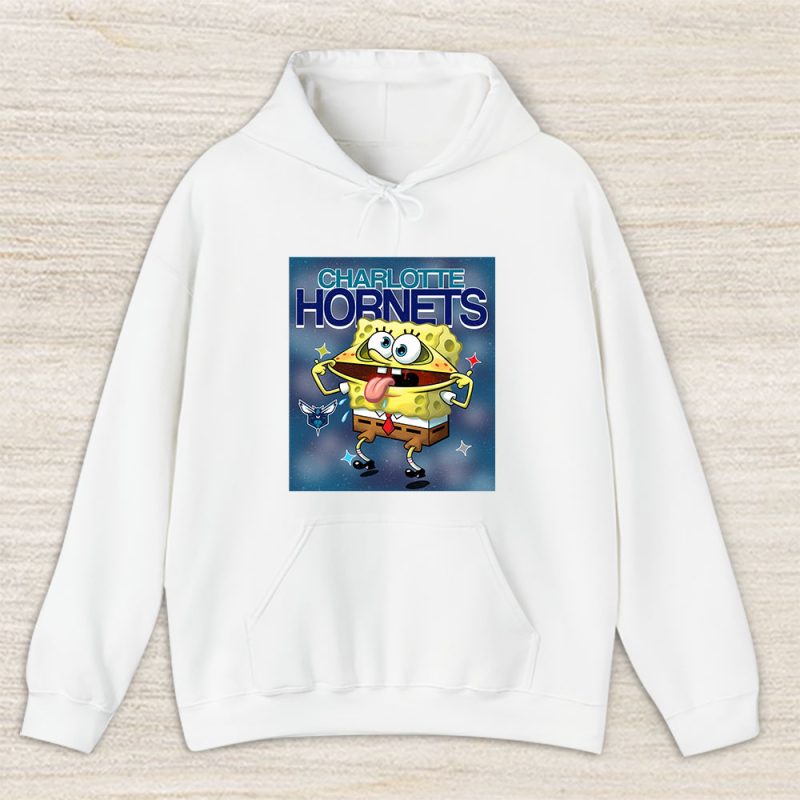 Spongebob Squarepants X Charlotte Hornets Team NBA Basketball Unisex Hoodie TAH9470