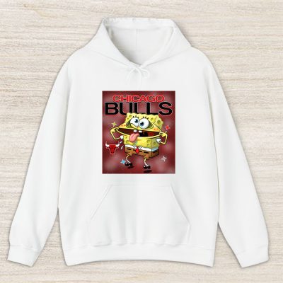 Spongebob Squarepants X Chicago Bulls Team NBA Basketball Unisex Hoodie TAH9468