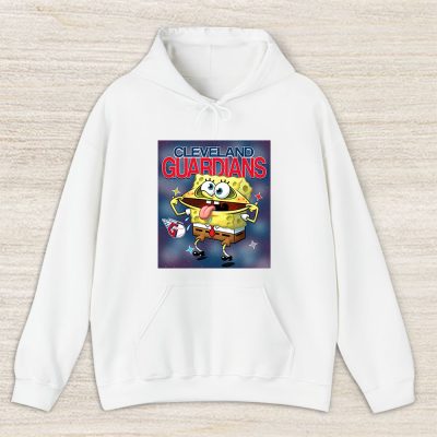 Spongebob Squarepants X Cleveland Guardians Team X MLB X Baseball Fans Unisex Hoodie TAH9441