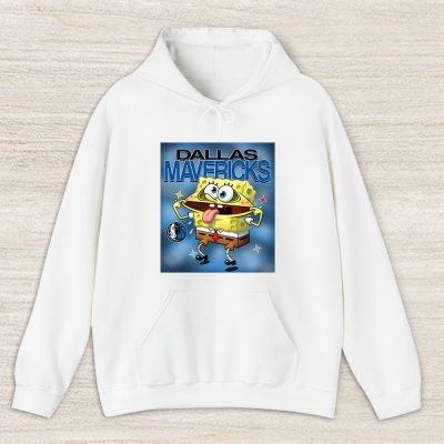 Spongebob Squarepants X Dallas Mavericks Team NBA Basketball Unisex Hoodie TAH9471