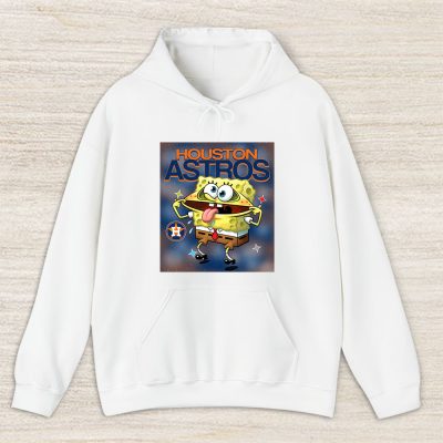 Spongebob Squarepants X Houston Astros Team X MLB X Baseball Fans Unisex Hoodie TAH9445