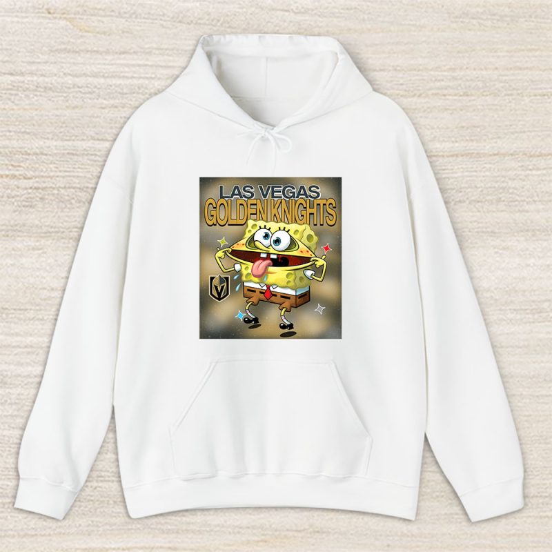 Spongebob Squarepants X Las Vegas Golden Knights Team X NHL X Hockey Fan Unisex Hoodie TAH9541