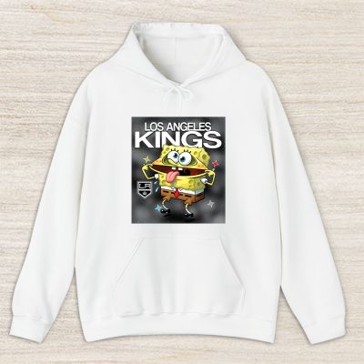 Spongebob Squarepants X Los Angeles Kings Team X NHL X Hockey Fan Unisex Hoodie TAH9540