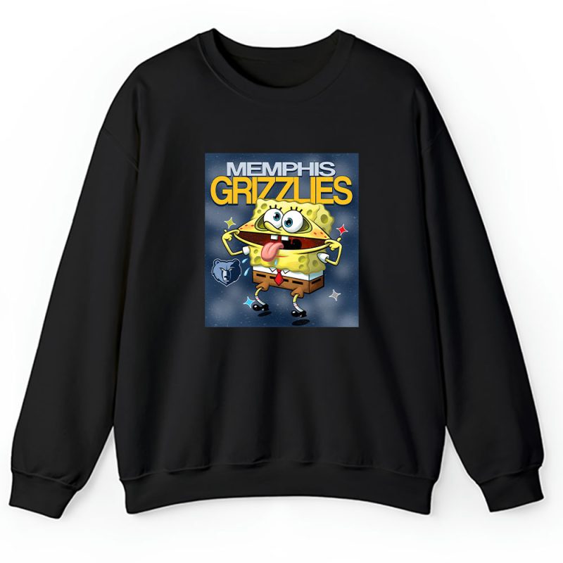 Spongebob Squarepants X Memphis Grizzlies Team NBA Basketball Unisex Sweatshirt TAS9480