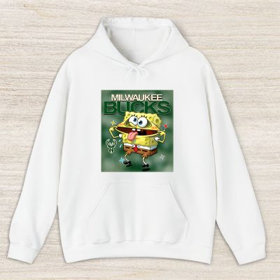 Spongebob Squarepants X Milwaukee Bucks Team NBA Basketball Unisex Hoodie TAH9479