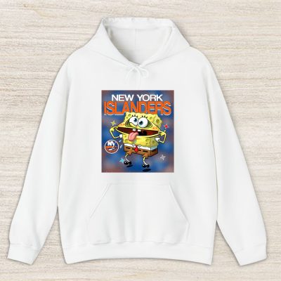 Spongebob Squarepants X New York Islanders Team X NHL X Hockey Fan Unisex Hoodie TAH9546