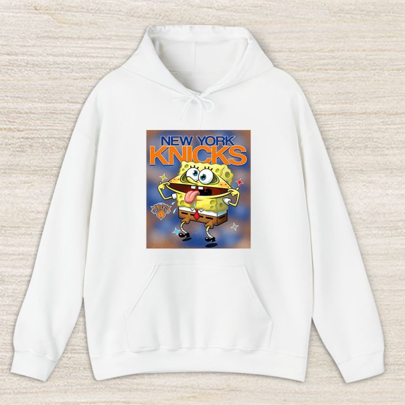 Spongebob Squarepants X New York Knicks Team NBA Basketball Unisex Hoodie TAH9484